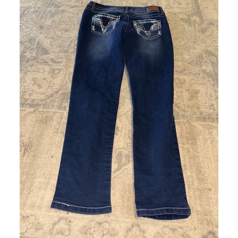 VGS Women's Size 6‎ Blue Skinny Leg Dark Wash Cotton Blend Stretch Denim Jeans